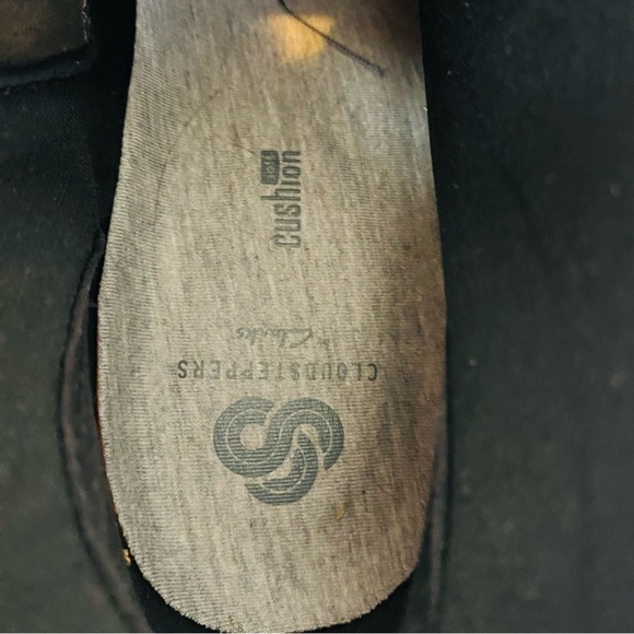 Clarks Cloudstepper Brown Caddell Wedge Ankle Boots Size 9 - Picture 6 of 7